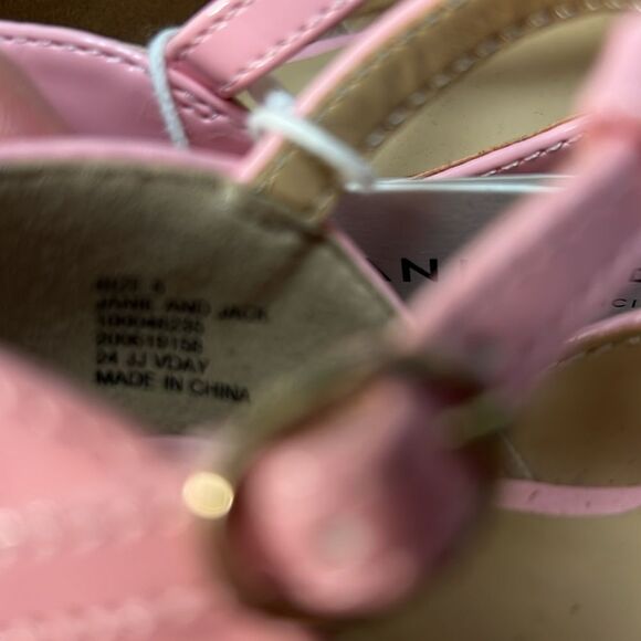 Janie and Jack 100048235 Heart T-Strap Ballet Flat NWT - Picture 9 of 11